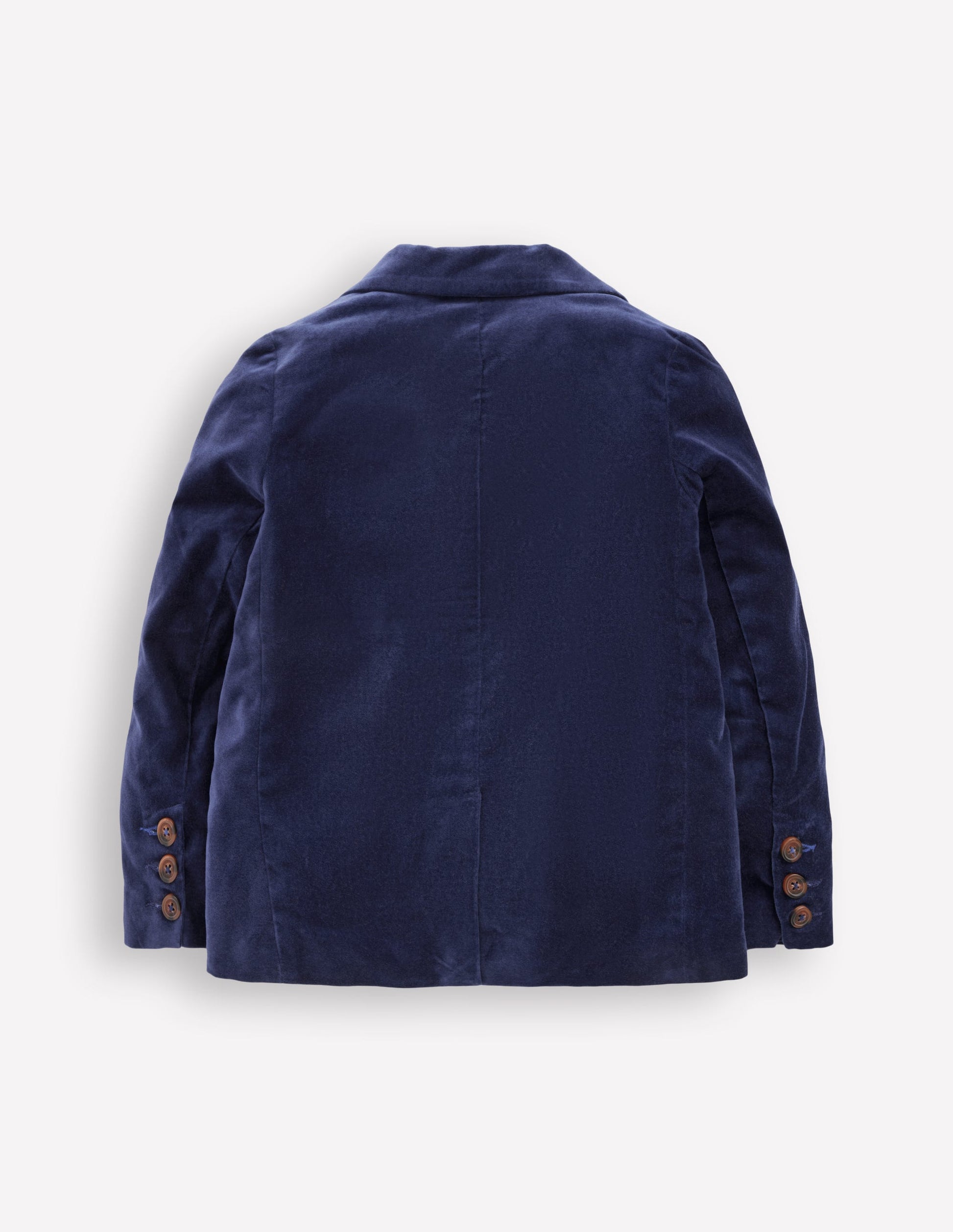 Klassischer Samtblazer-Schuluniform-Navy, Samt-3