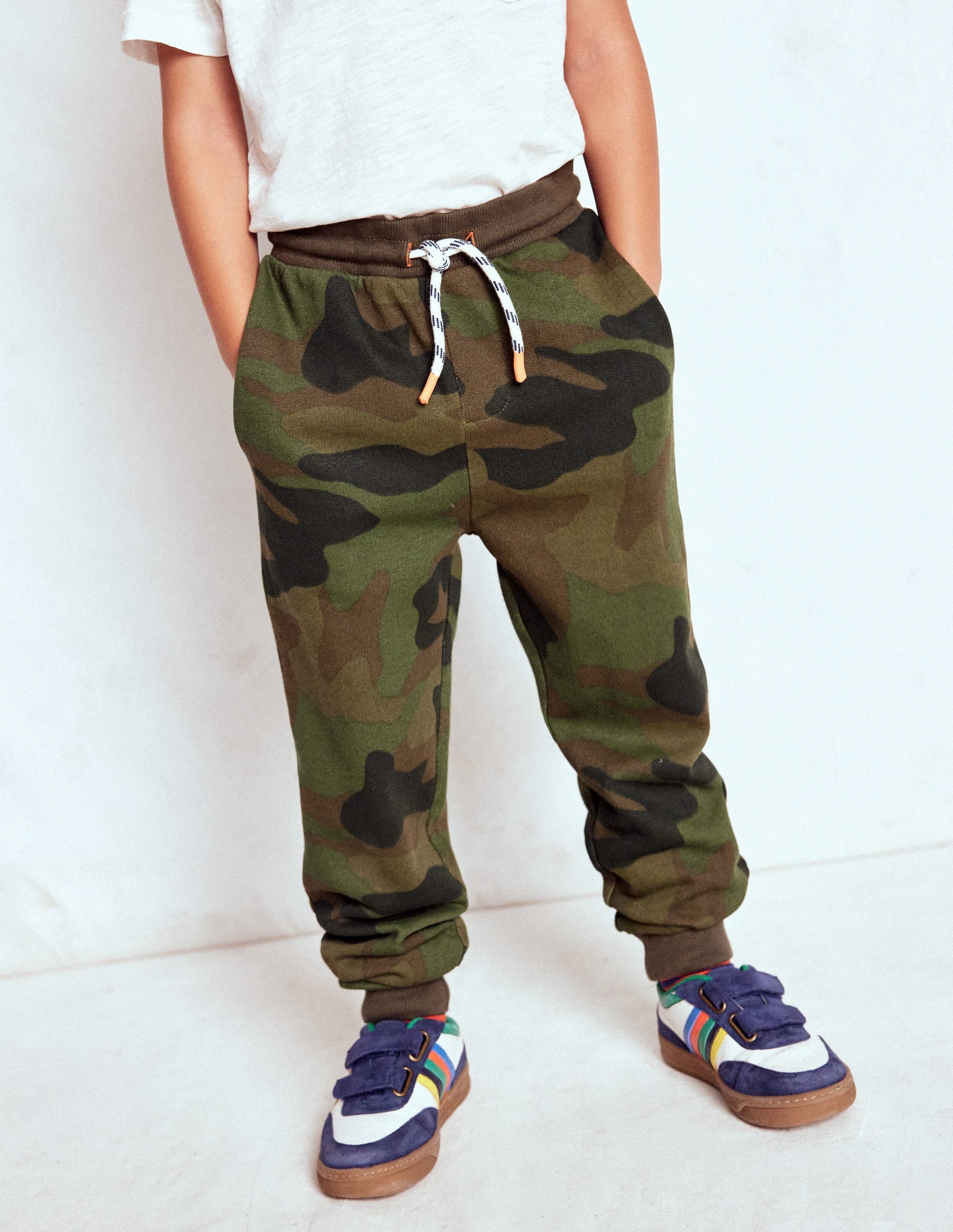 Printed Comfy Joggers-Camo - Image 2
