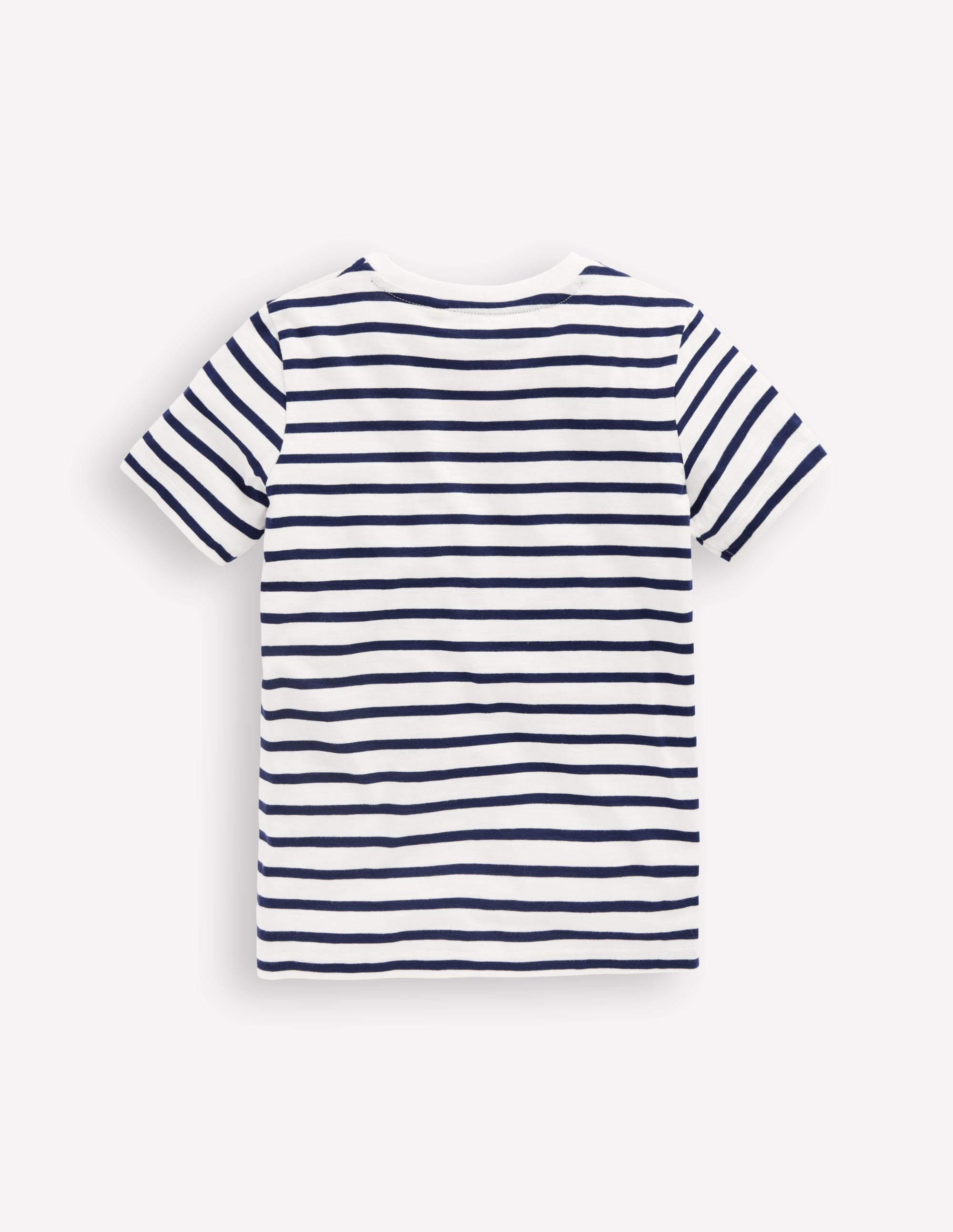 T-Shirt für den Alltag-Dunkelblau/Ecru - Image 2