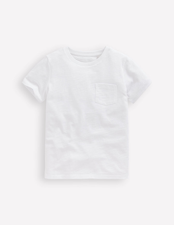 T-shirt manches courtes pour tous les jours-Blanc