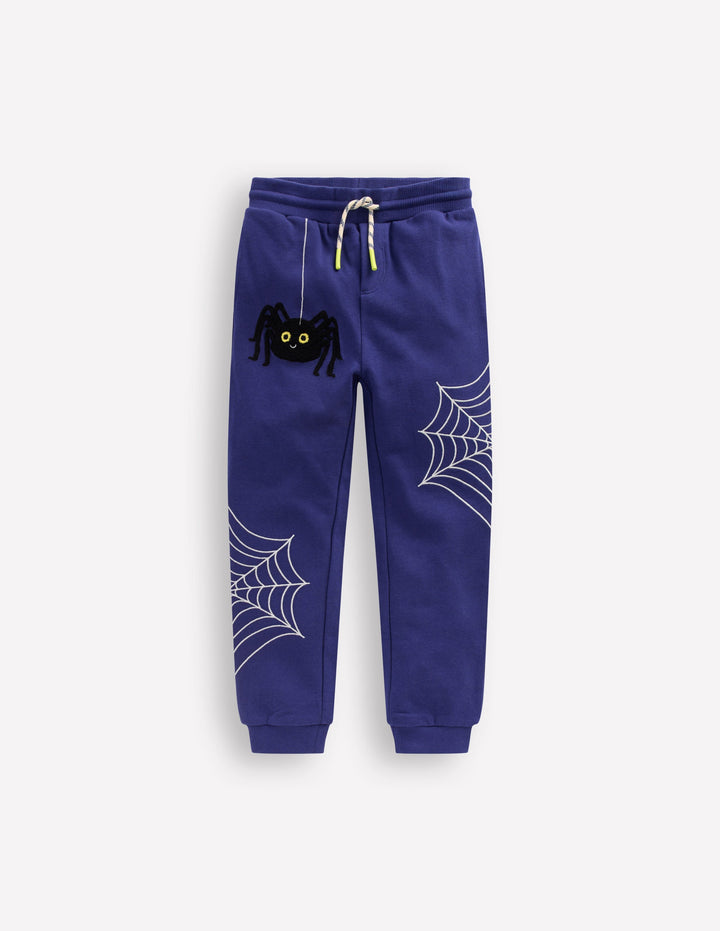 Bas de jogging fun-Araignée bleu tribord