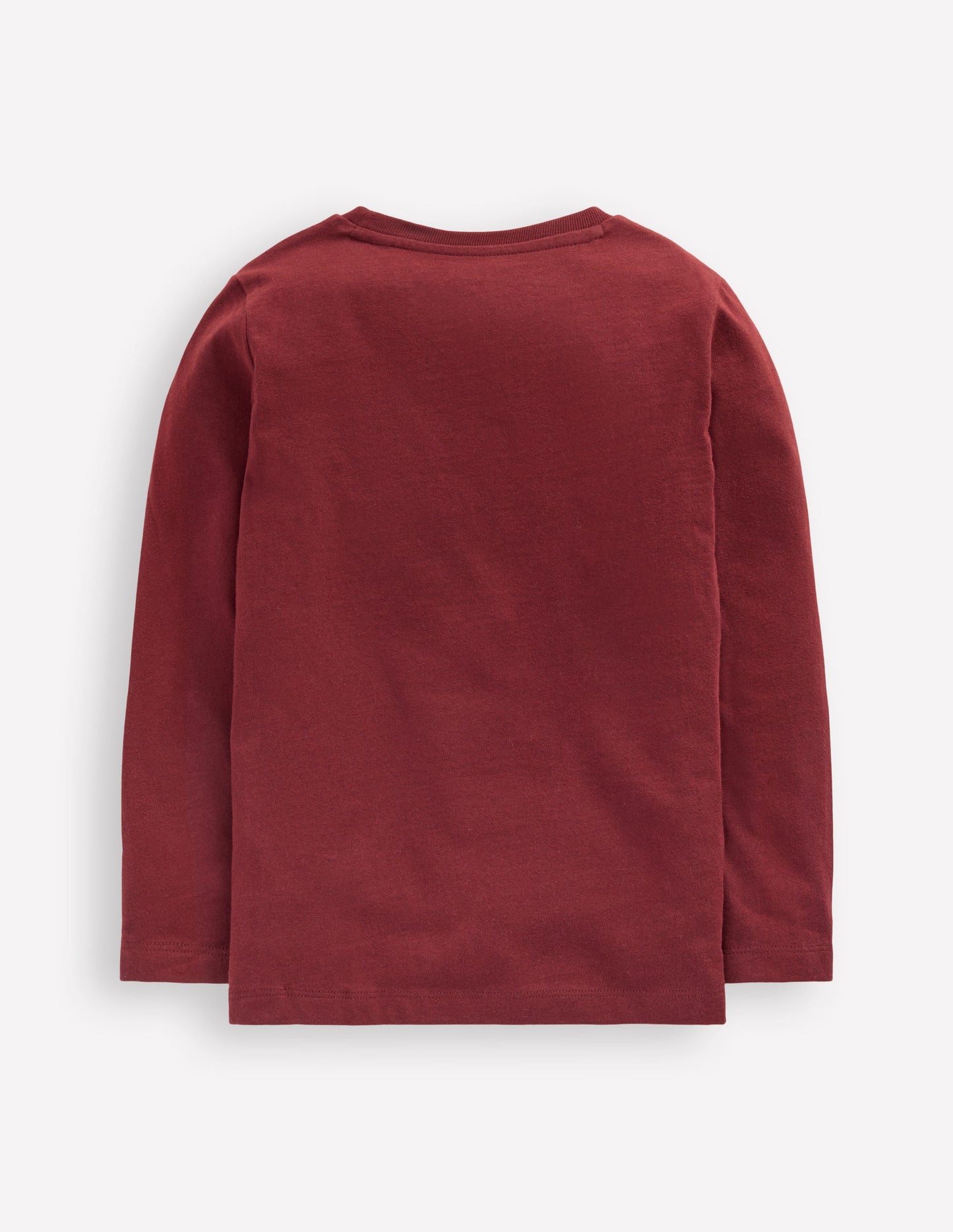 T-shirt à manches longues et super surpiqûres-Loup porto
