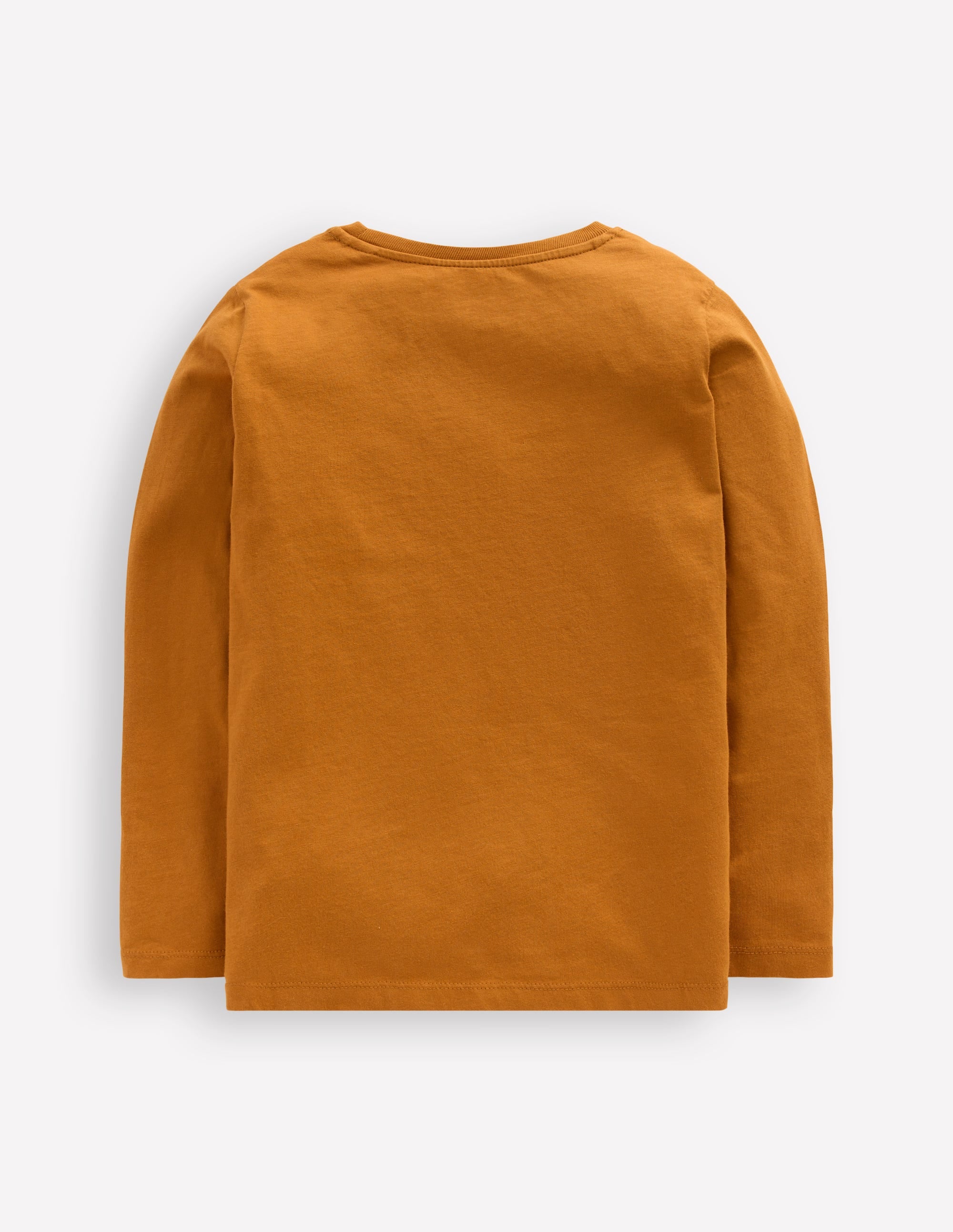 Langarmshirt aus Bouclé-Toffeebraun Eichhörnchen - Image 2