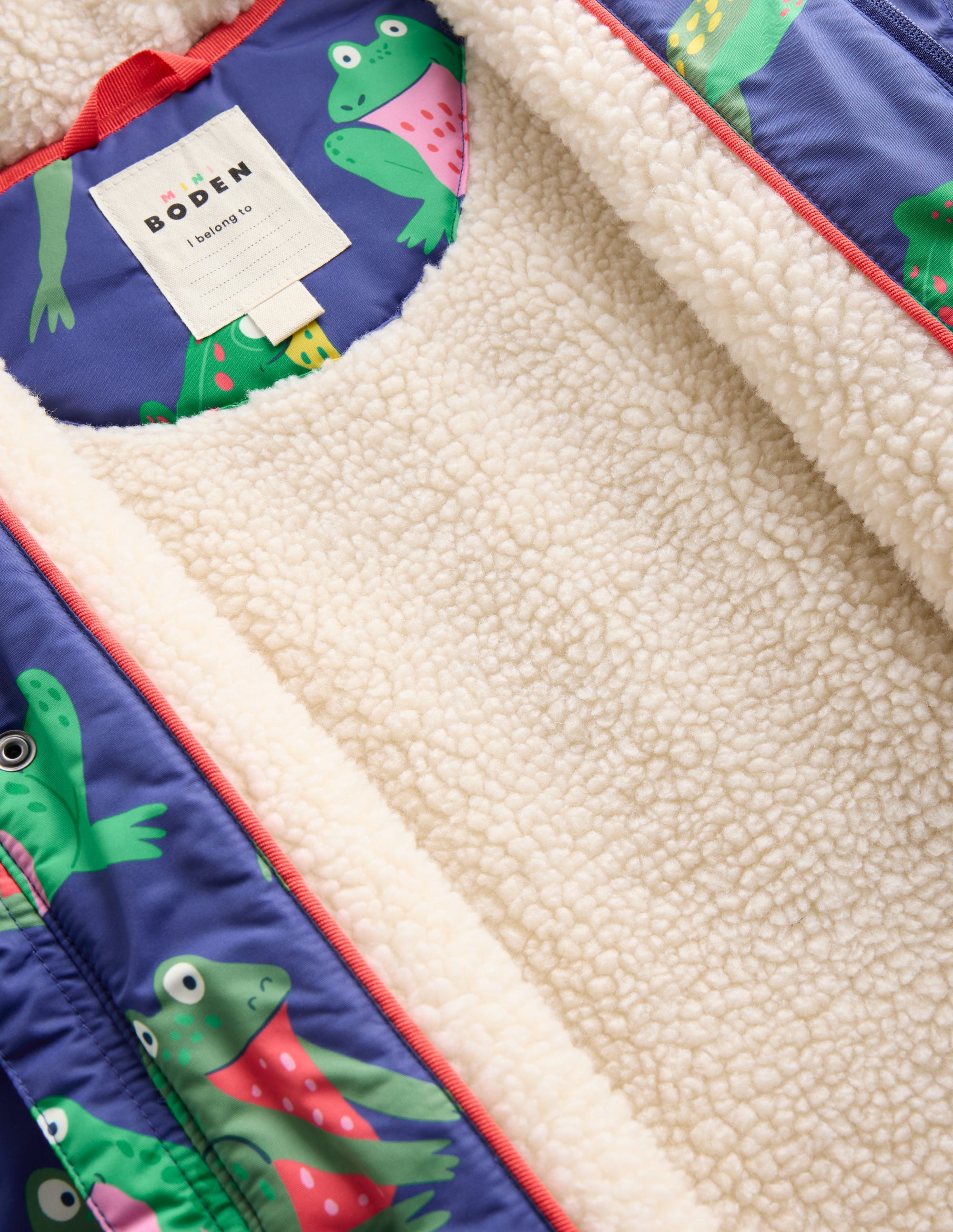 Borg Lined Anorak-Twilight Frogs - Image 5