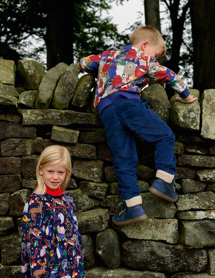 Bedrucktes Sweatshirt für den Alltag-Bunt Tiere der Arktis
