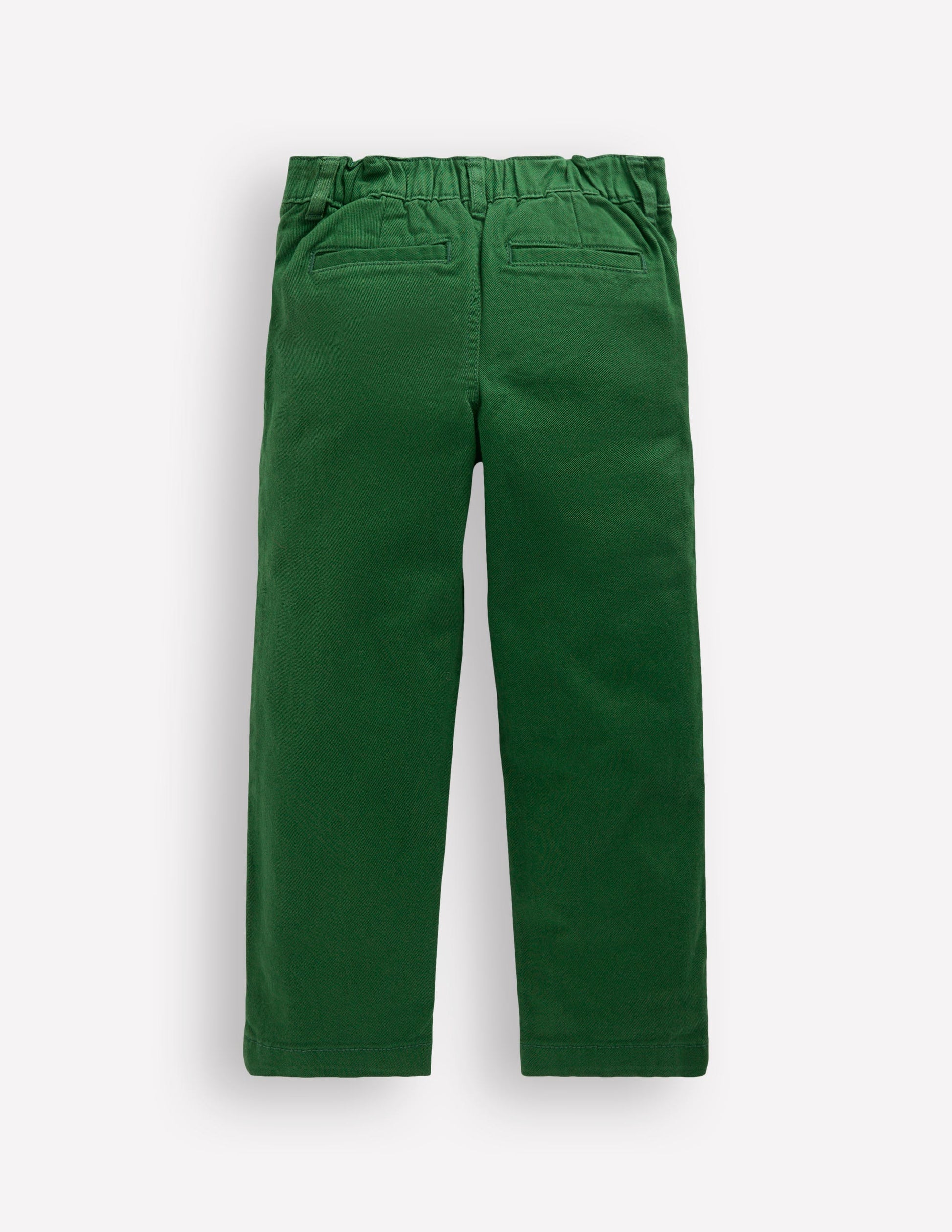 Hose mit geradem Bein für den Alltag-Kieferngrün Twill-4