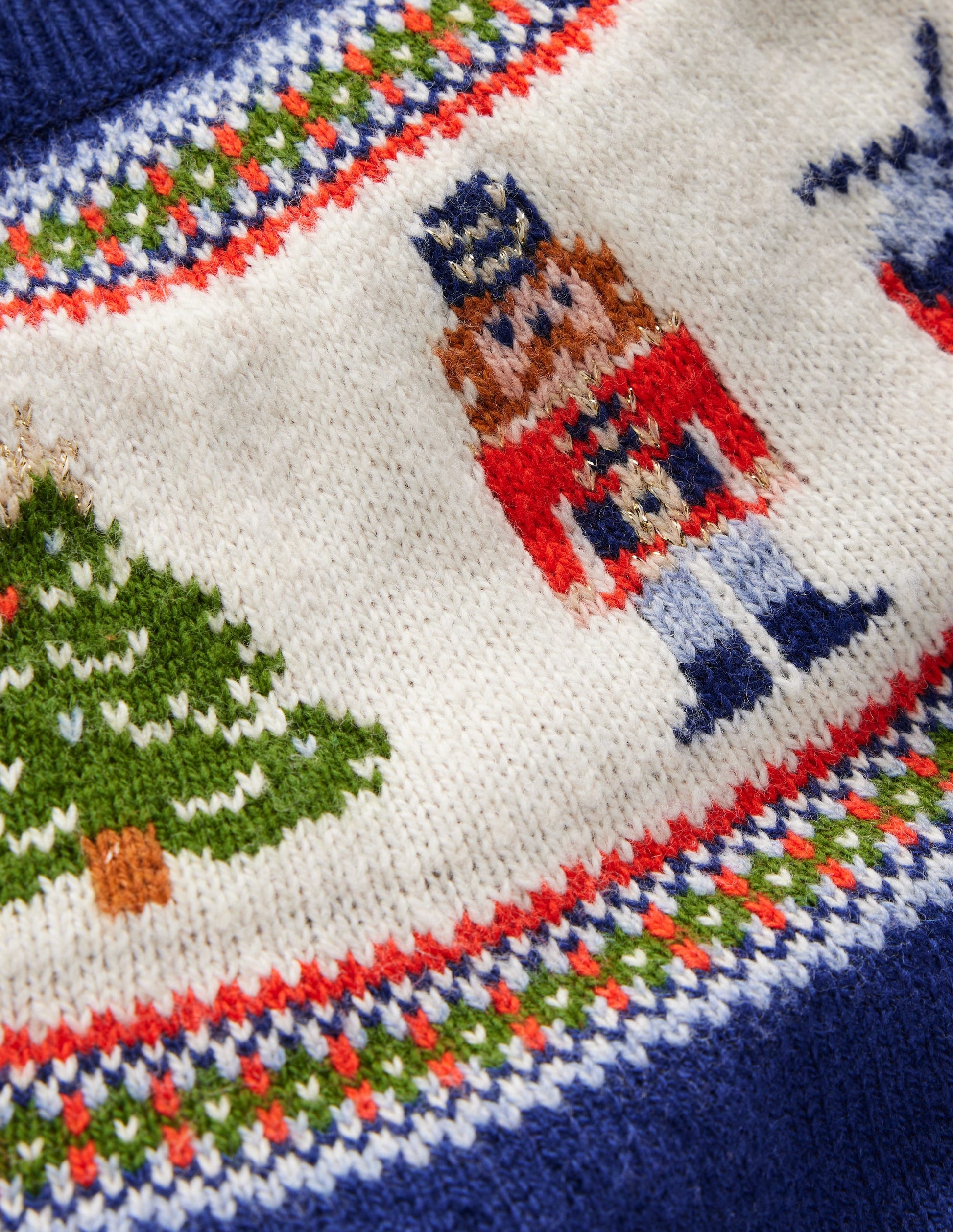 Fair-Isle-Pullover-Schuluniform-Marineblau Nussknacker-3