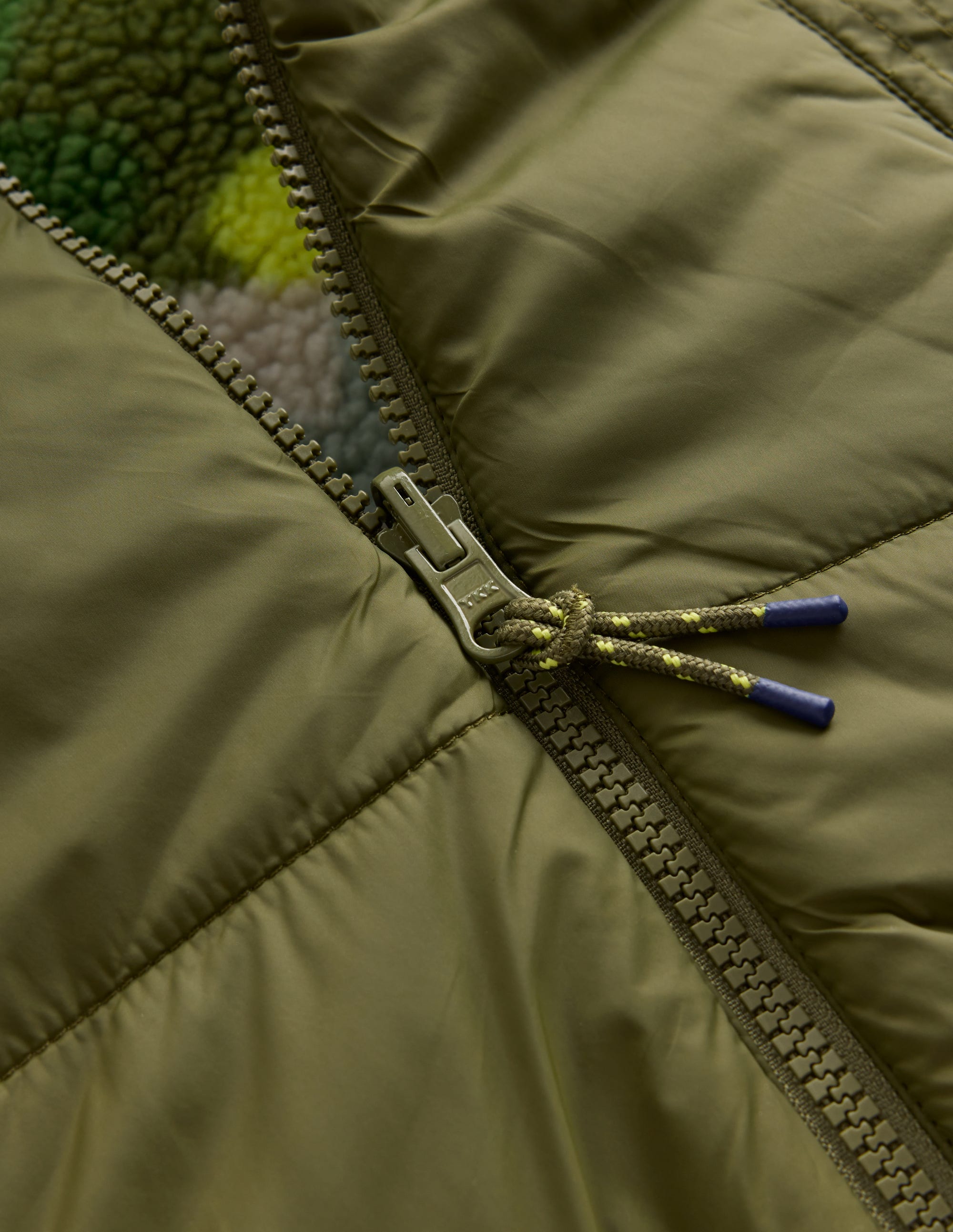 Veste réversible en borg cosy-Camouflage vert - Image 3