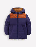 Veste réversible en borg cosy-Borg marron
