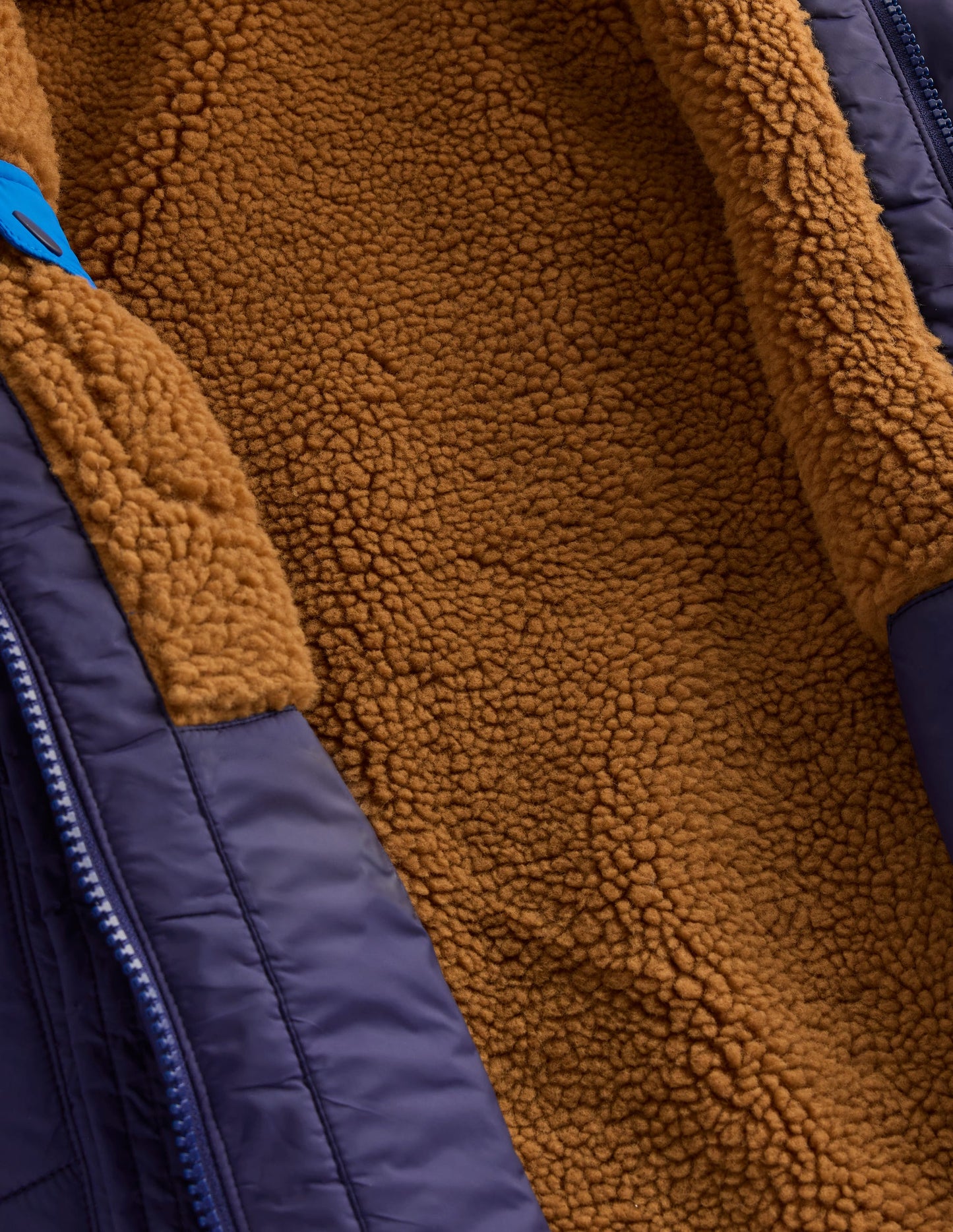 Kuschelige Teddyfelljacke zum Wenden-Braun Teddyfell