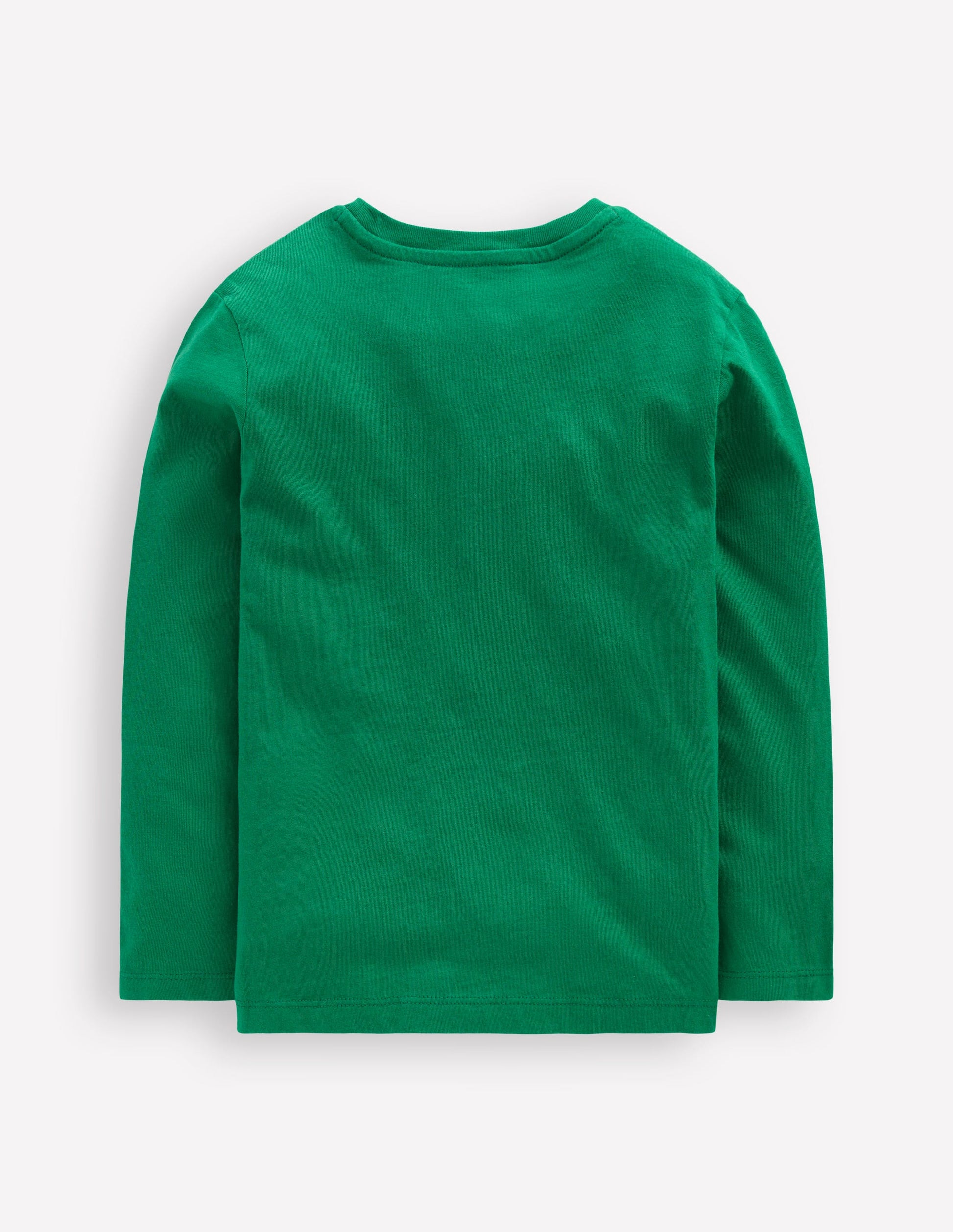 Langarmshirt mit Applikation und Reißverschlussdetail-Schattiges Grün Fuchs-3