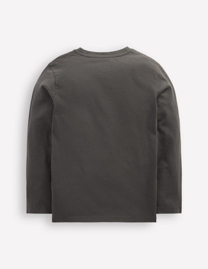 Langarmshirt mit Applikation und Reißverschlussdetail-Phantom UFO-2