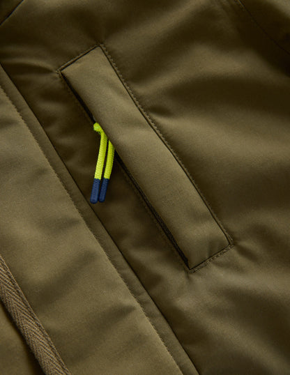 Wasserdichter Parka-Waldgrün-4