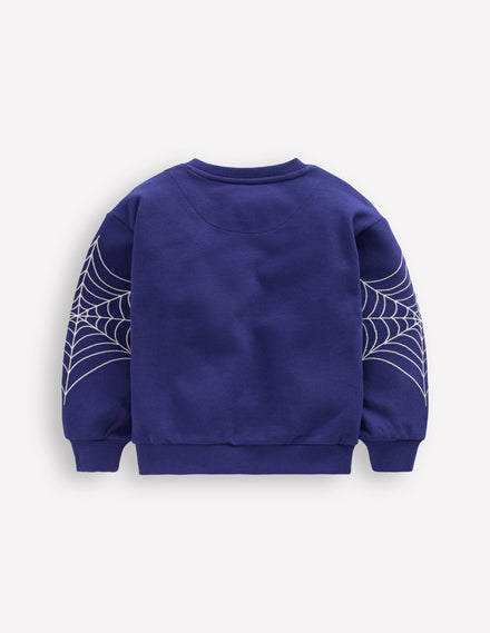 Sweat fun-Araignée bleu tribord