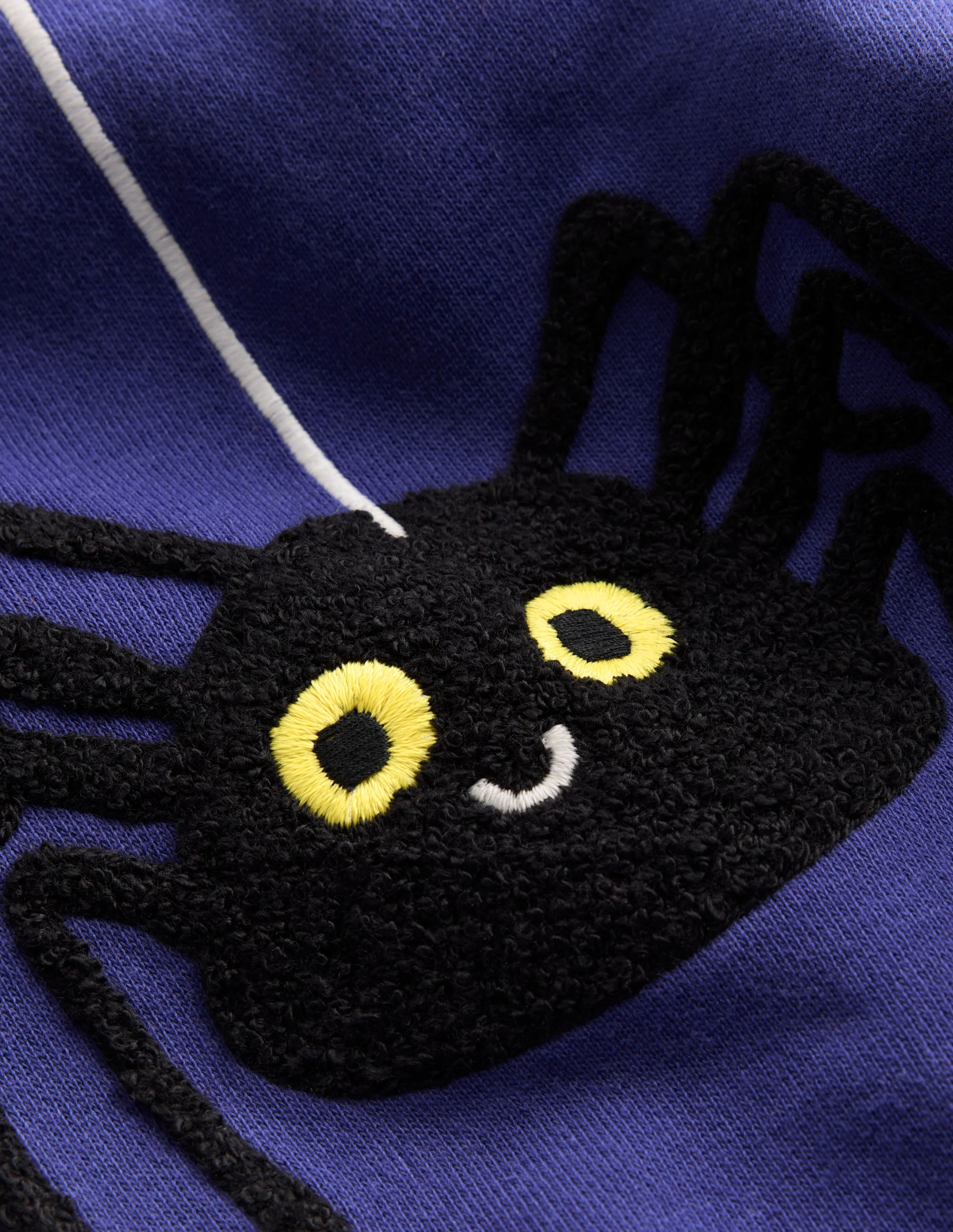 Lustiges Sweatshirt-Steuerbordblau Spinne - Image 3