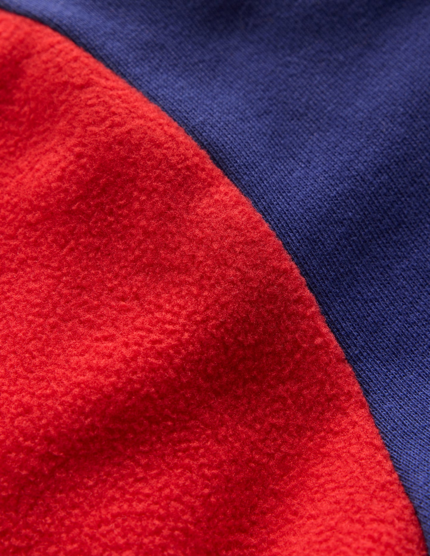 Sweatshirt in Blockfarben-Blau Blockfarben