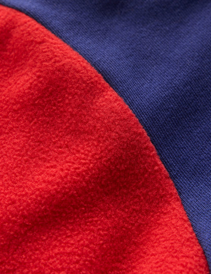 Sweatshirt in Blockfarben-Blau Blockfarben-3