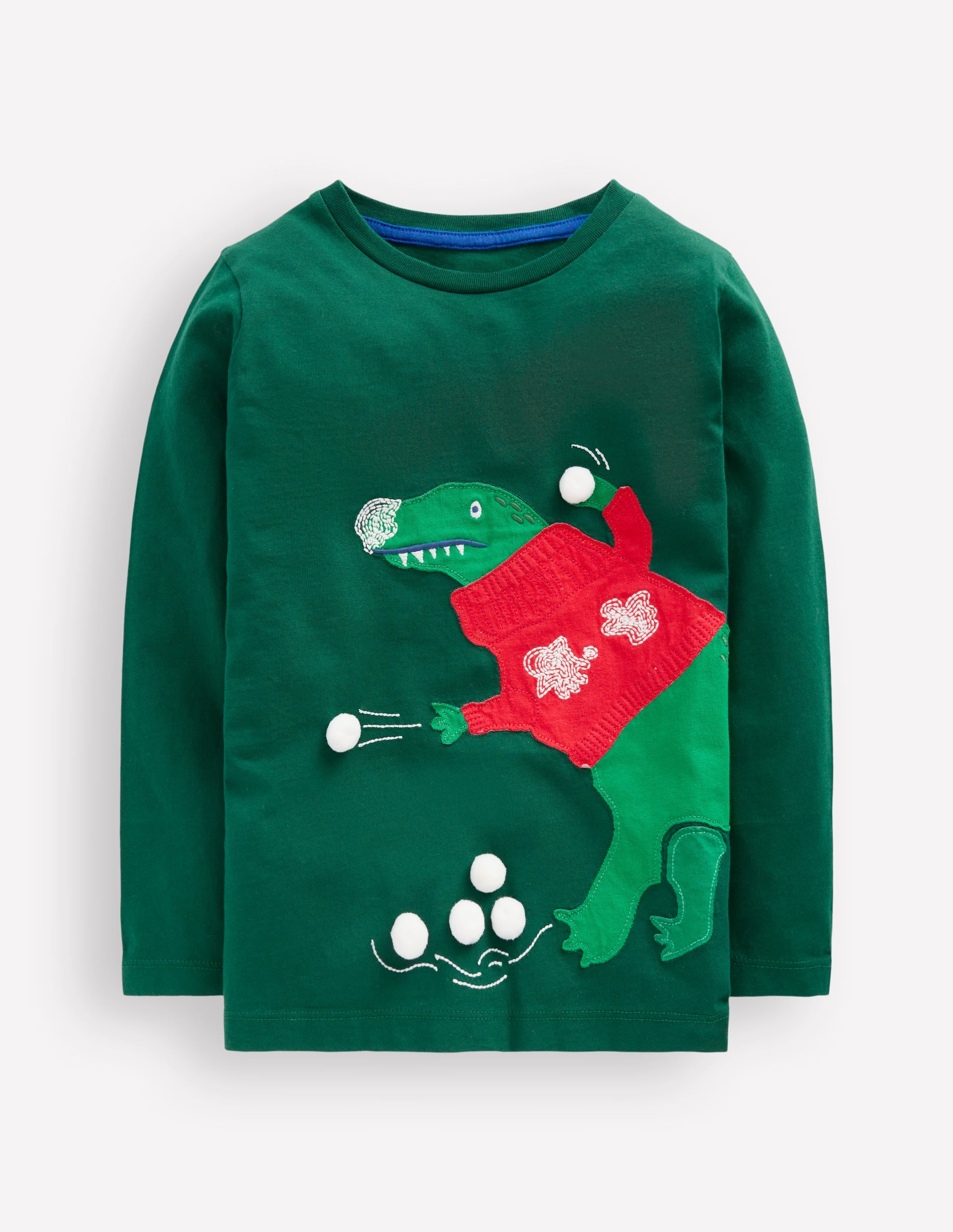T-shirt fantaisie 3D à manches longues-Dino jardin botanique - Image 1