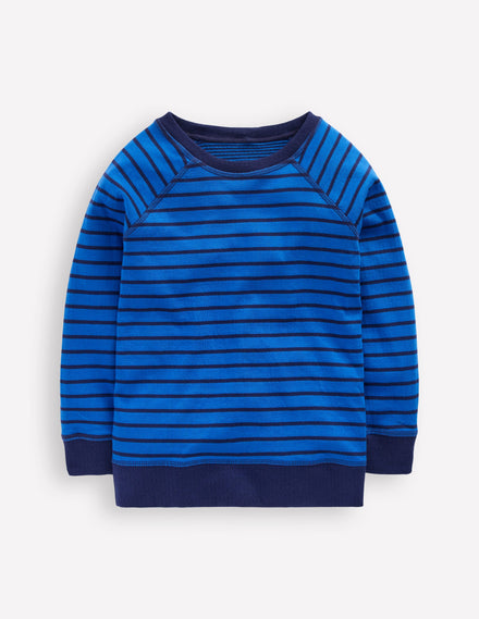 Langarmshirt zum Wenden-DIRECTOIRE-BLAU / MARINEBLAU