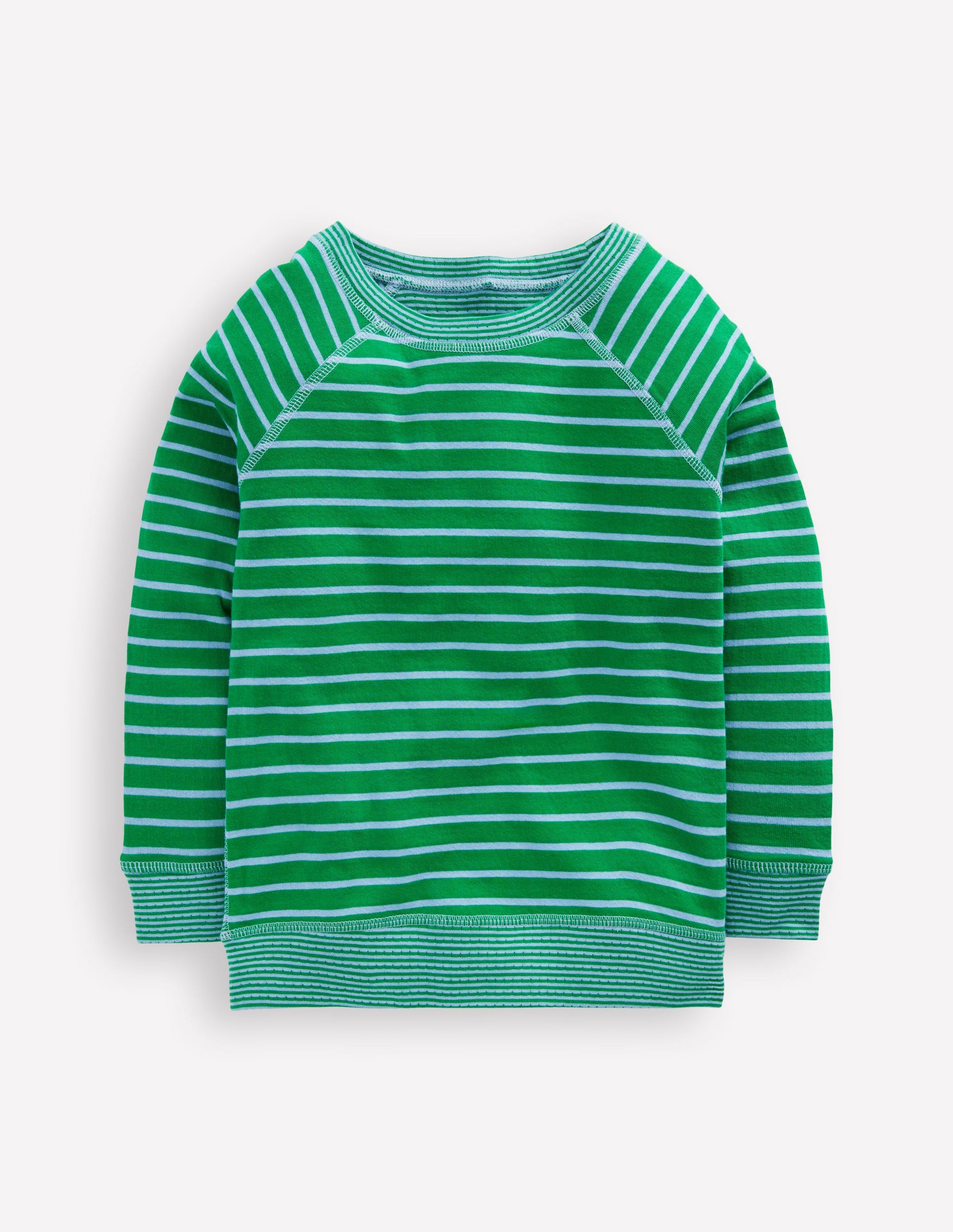 Langarmshirt zum Wenden-GRÜNES TAMBURIN / BLAU-1