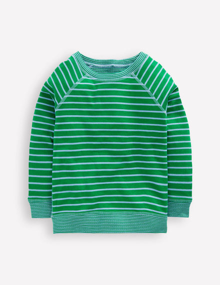 Langarmshirt zum Wenden-GRÜNES TAMBURIN / BLAU