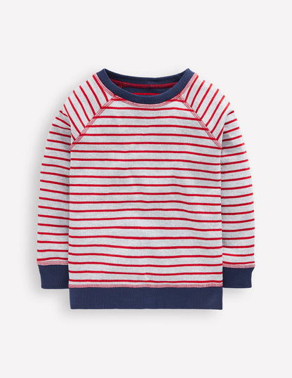 Langarmshirt zum Wenden-Marsrot/Mittelalterliches Blau-1