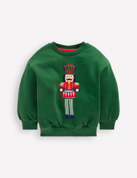 Kuscheliges, festliches Sweatshirt-Eden Nussknacker