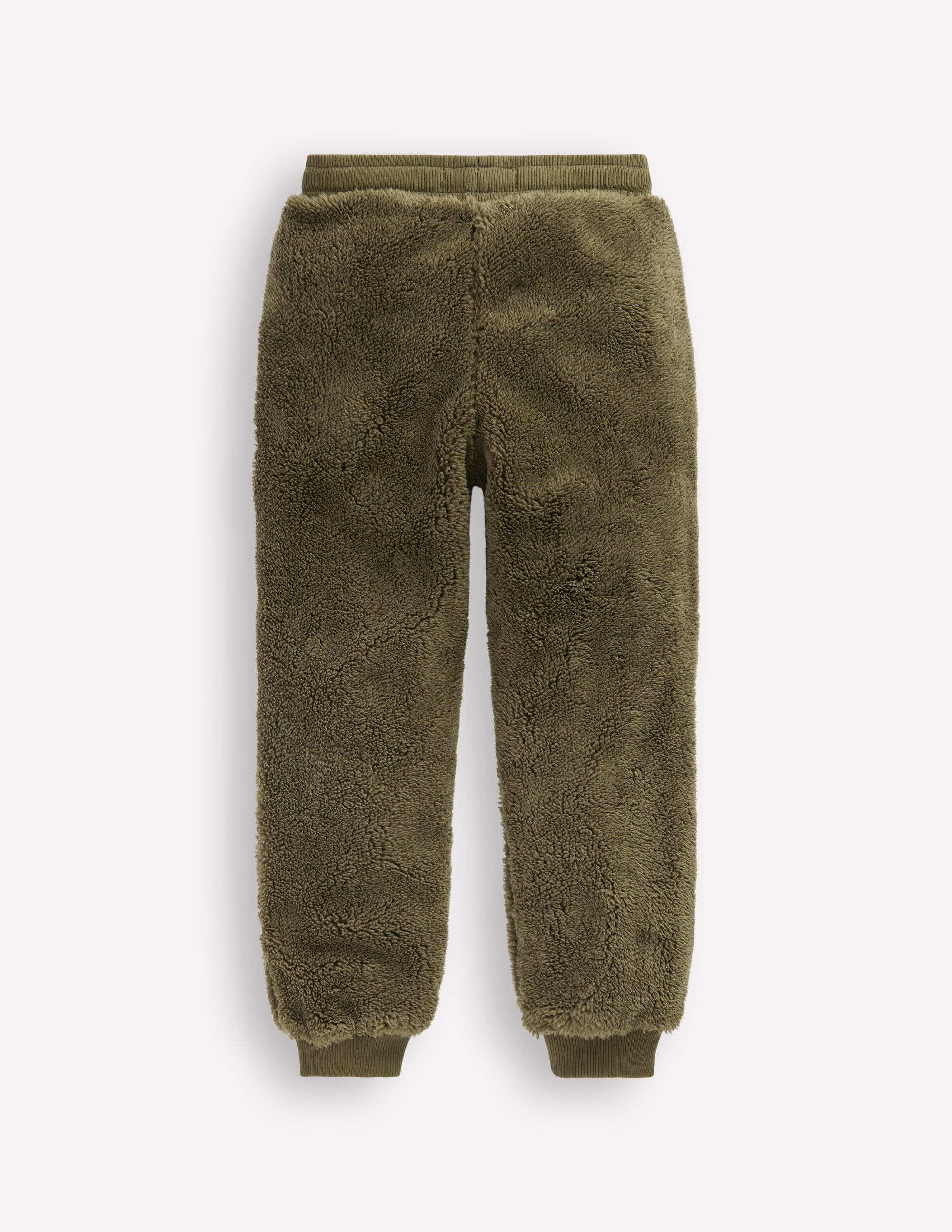 Jogginghose aus Fleece-Blasses Khaki - Image 4
