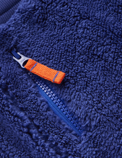 Jogginghose aus Fleece-Marineblau-3