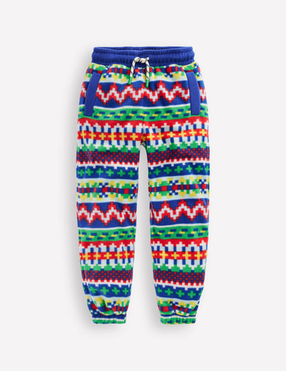 Kuschlige Jacquard-Jogginghose-Bunt Jacquard-1