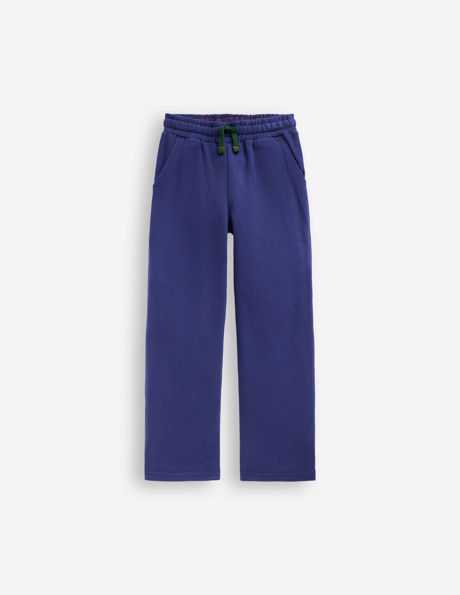 Jogginghose mit geradem Bein-Marineblau-1