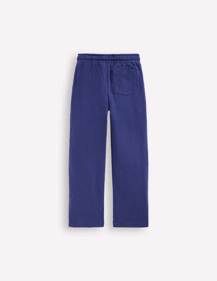 Jogginghose mit geradem Bein-Marineblau