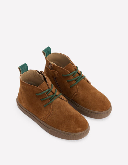 Wüstenstiefel zum Schnüren-Hellbraun