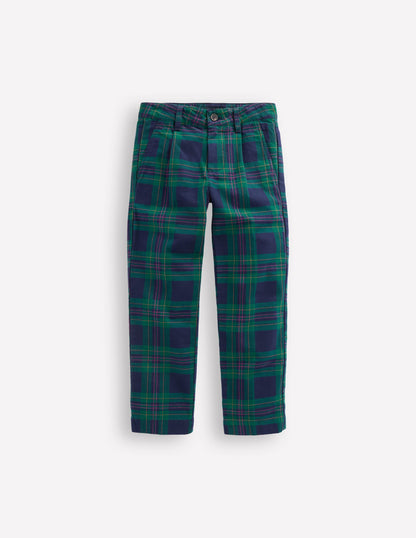 Smart Tailored Trousers-Blackwatch Check-1