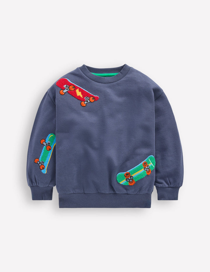 Lustiges Sweatshirt-Skateboards