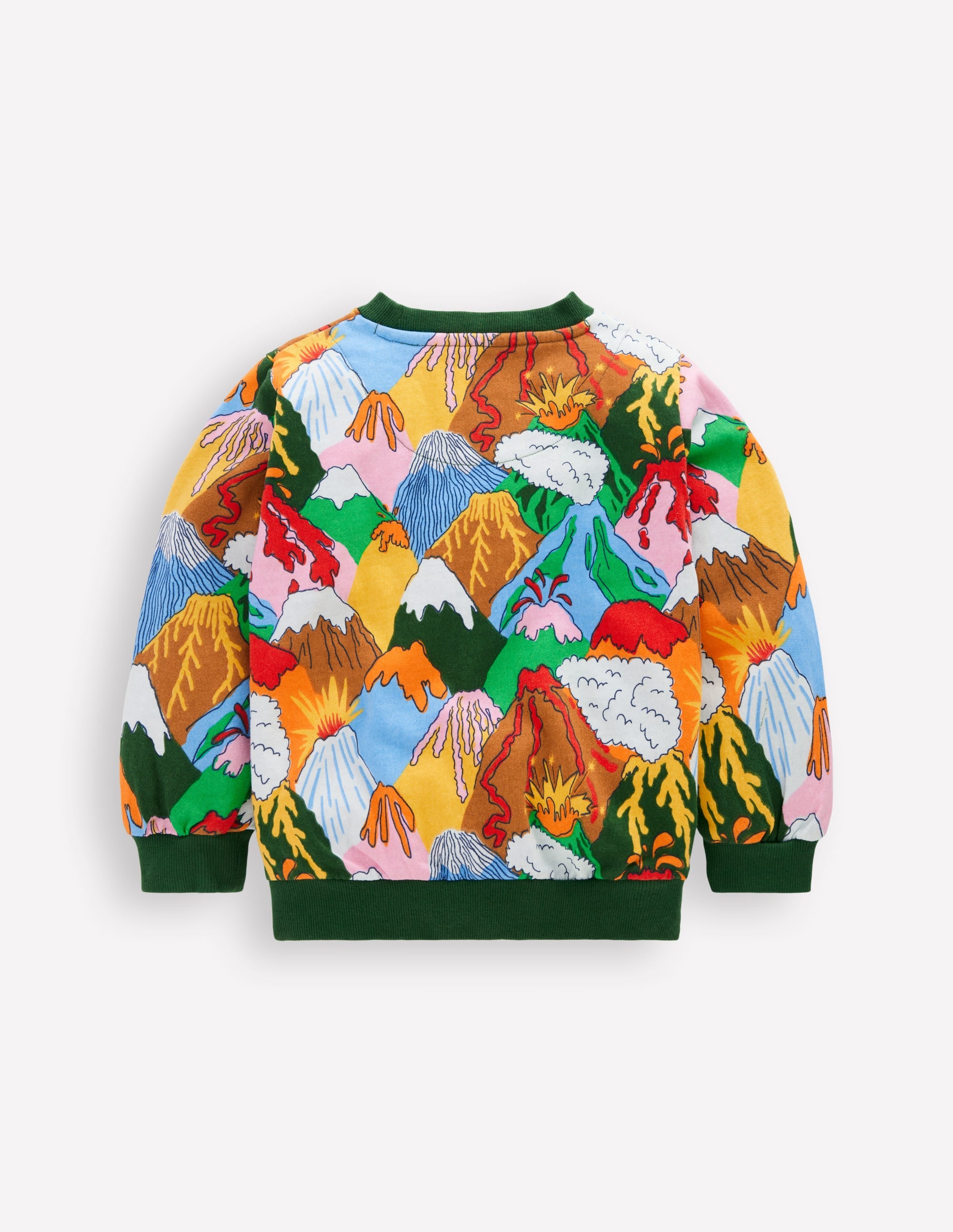 Bedrucktes Sweatshirt für den Alltag-Bunt Vulkane - Image 3