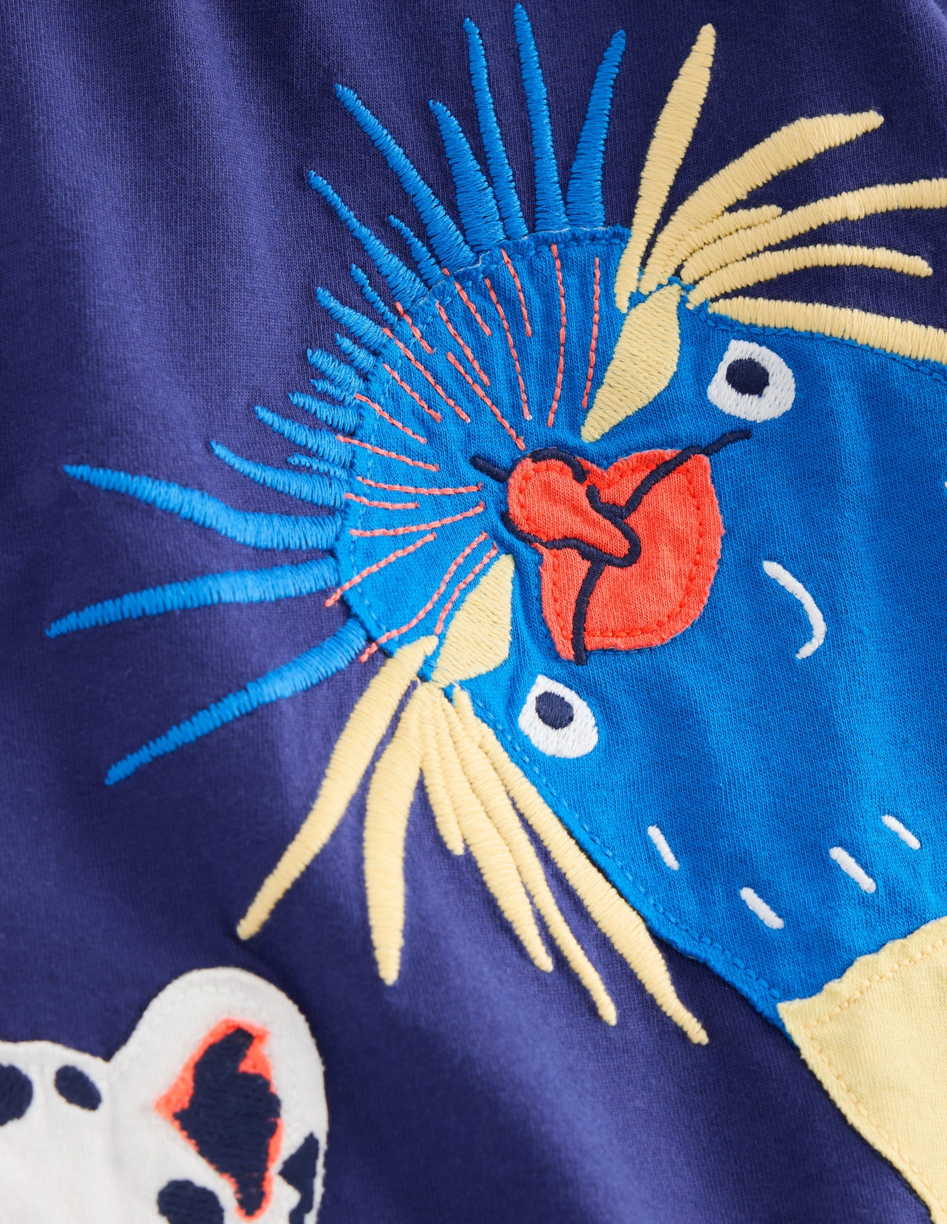 Langärmliges Oberteil mit Applikation-Dämmerungsblau Arktis Späher-3