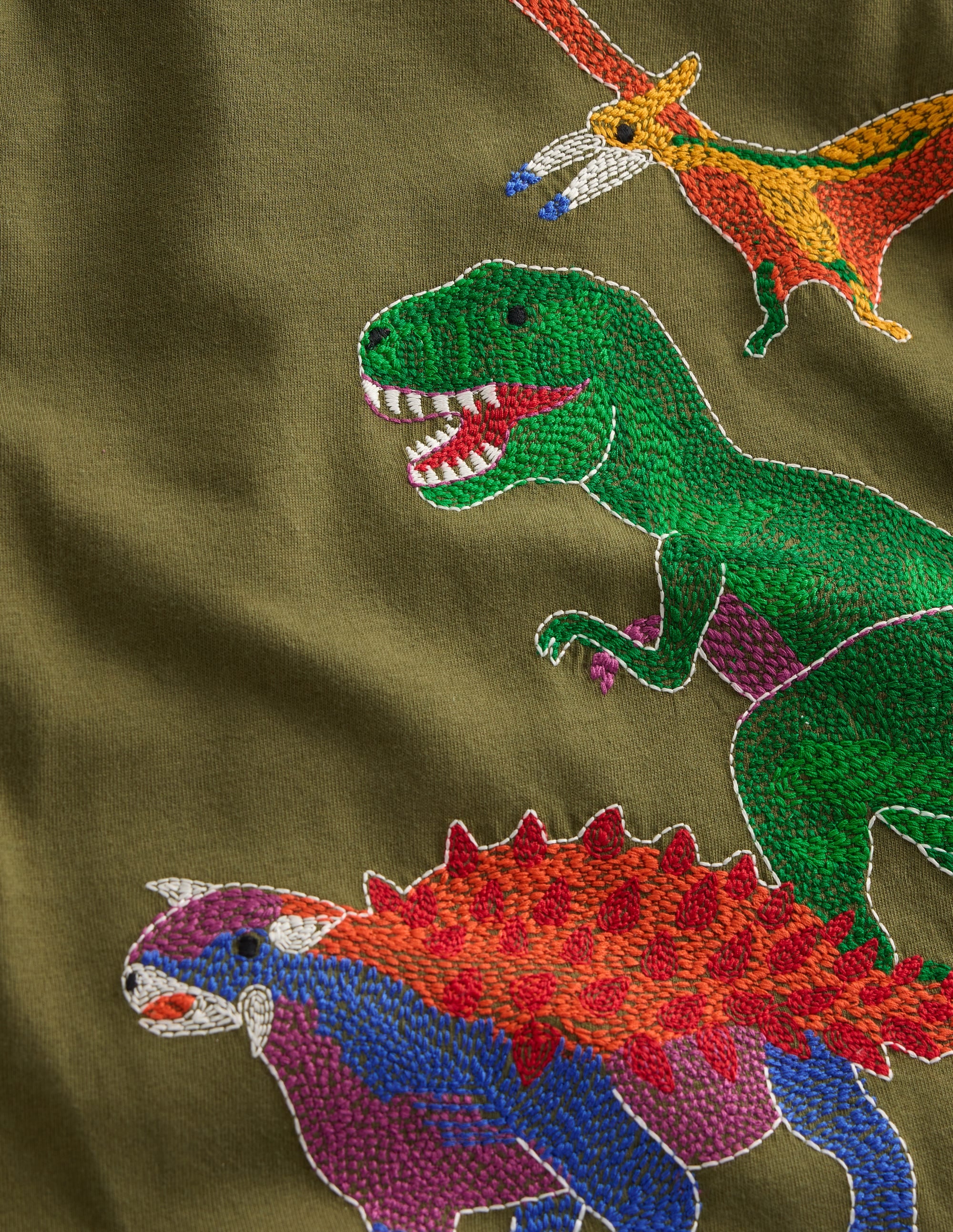 T-shirt phosphorescent à super surpiqûres-Dino mousse hivernale - Image 6