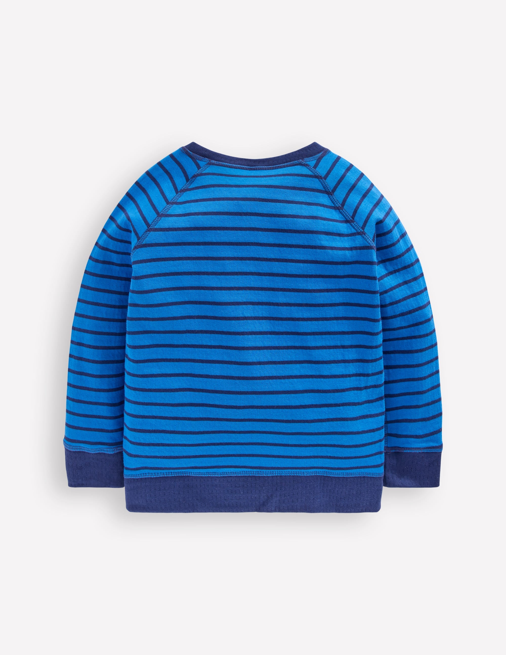 Reversible Long Sleeve T-Shirt-DIRECTOIRE BLUE / NAVY - Image 3