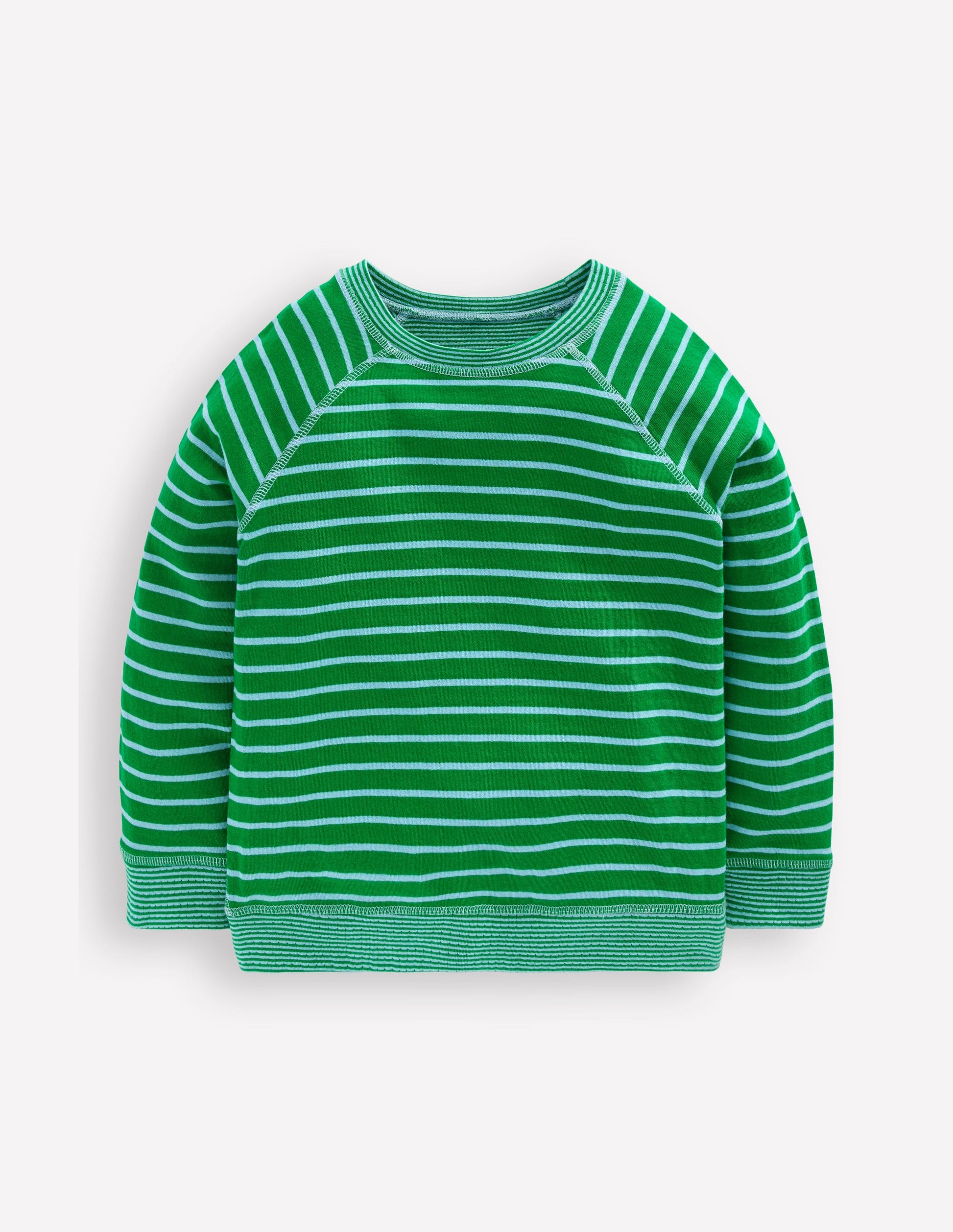 Langarmshirt zum Wenden-GRÜNES TAMBURIN / BLAU-1