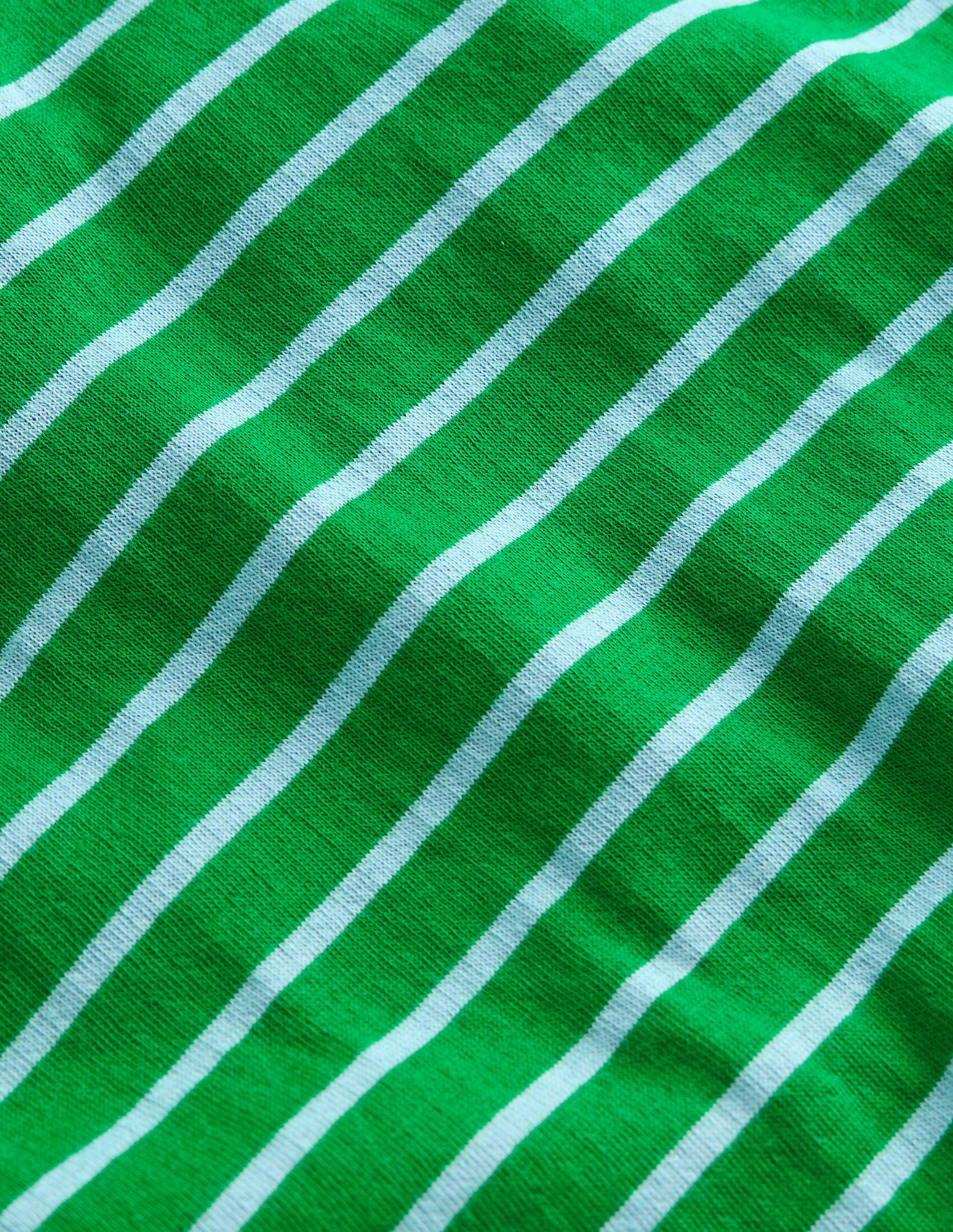 T-shirt réversible à manches longues-TAMBOURIN VERT / BLEU - Image 3