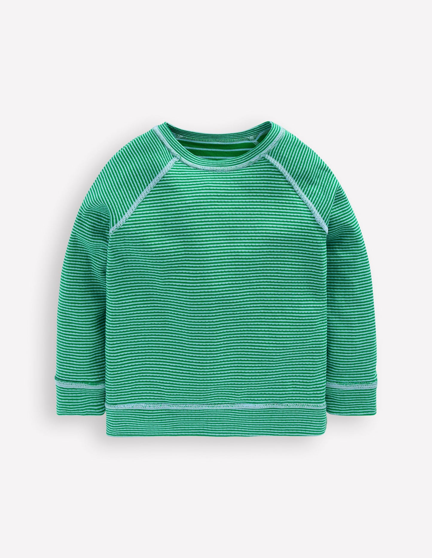 Langarmshirt zum Wenden-GRÜNES TAMBURIN / BLAU