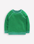 T-shirt réversible à manches longues-TAMBOURIN VERT / BLEU