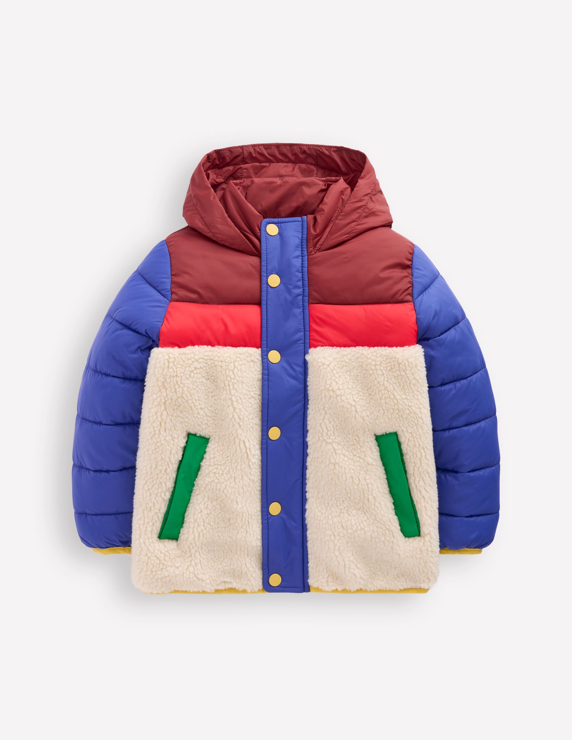Jacke aus Teddyfell-Mix-Bunt - Image 7