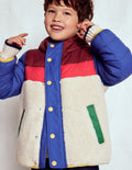 Veste en borg mélangé-Multi
