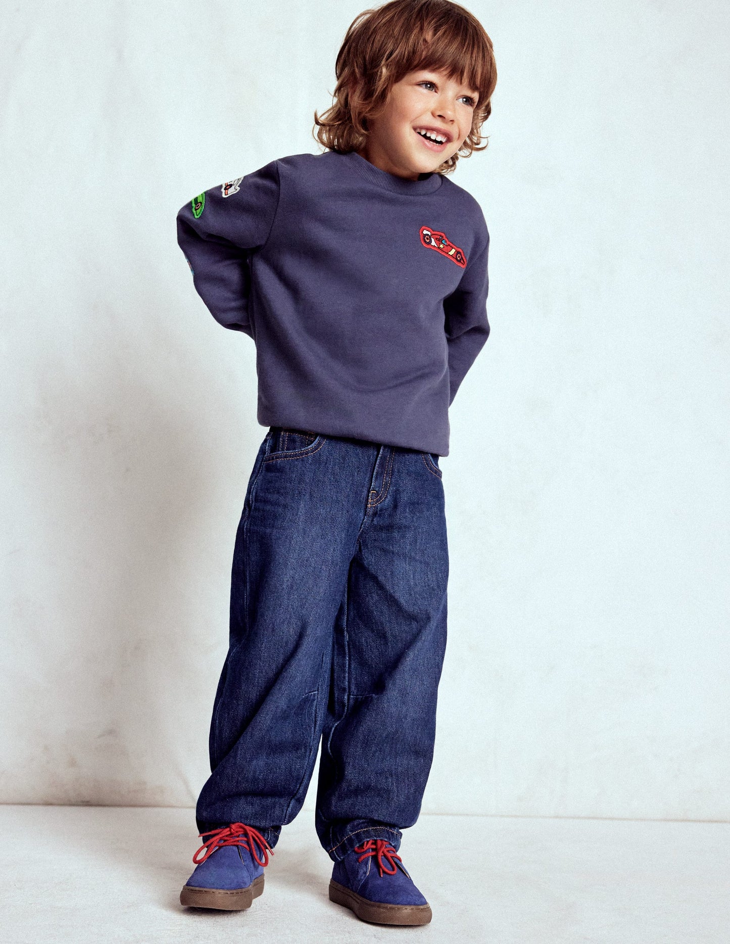 Barrel-Jeans-MITTLERE WASCHUNG