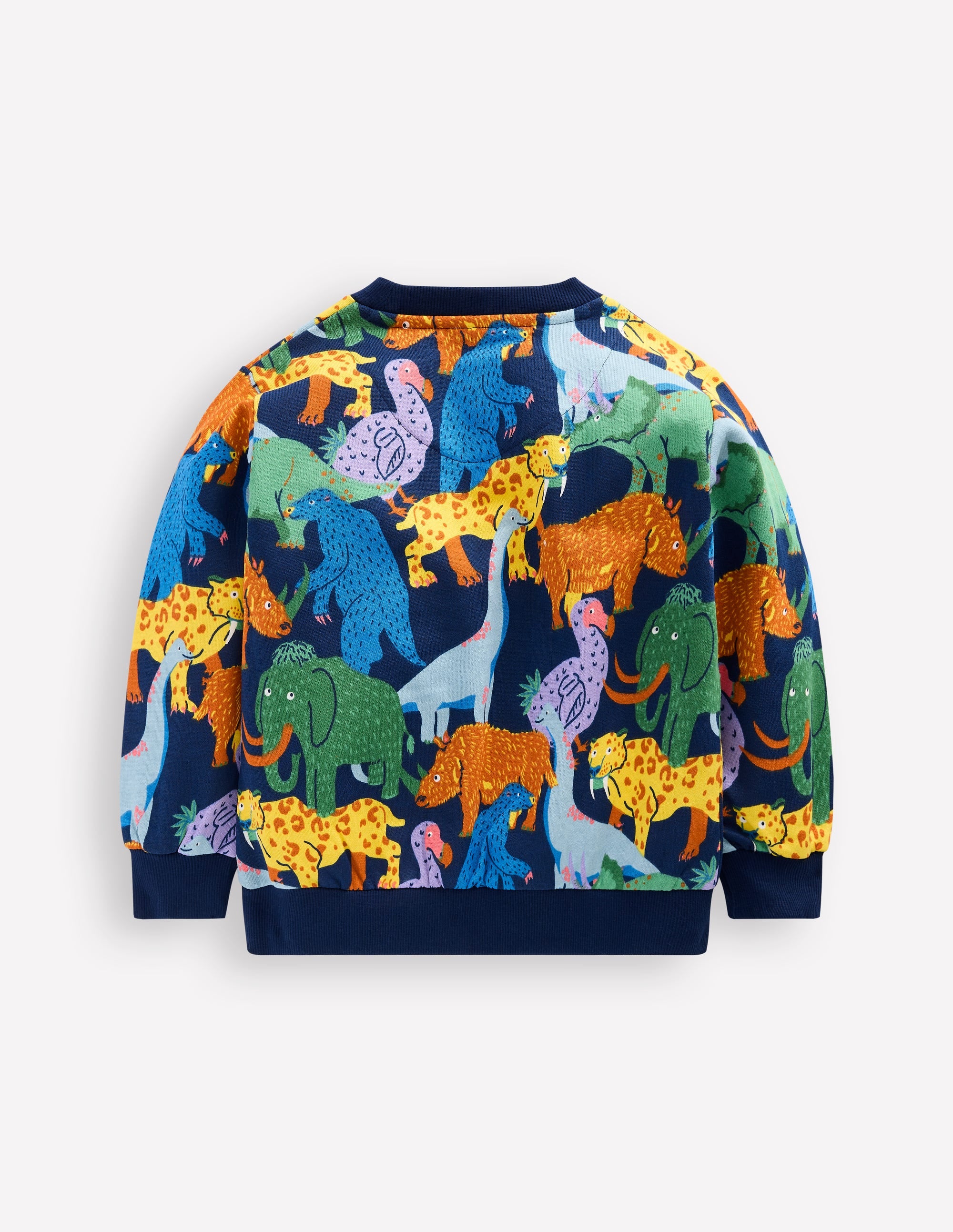 Everyday Printed Sweatshirt-Prehistoric Animals - Image 2