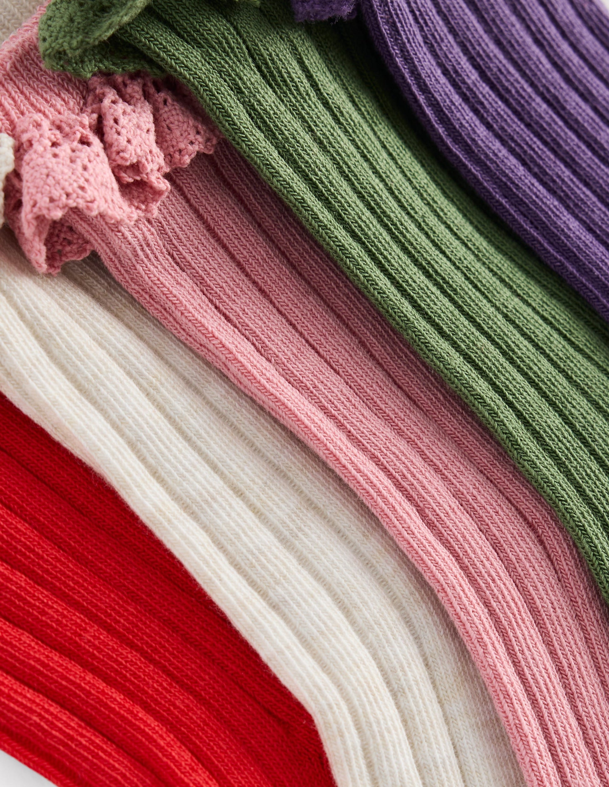 Rüschensocken im 5er-Pack-Herbst Bunt-2