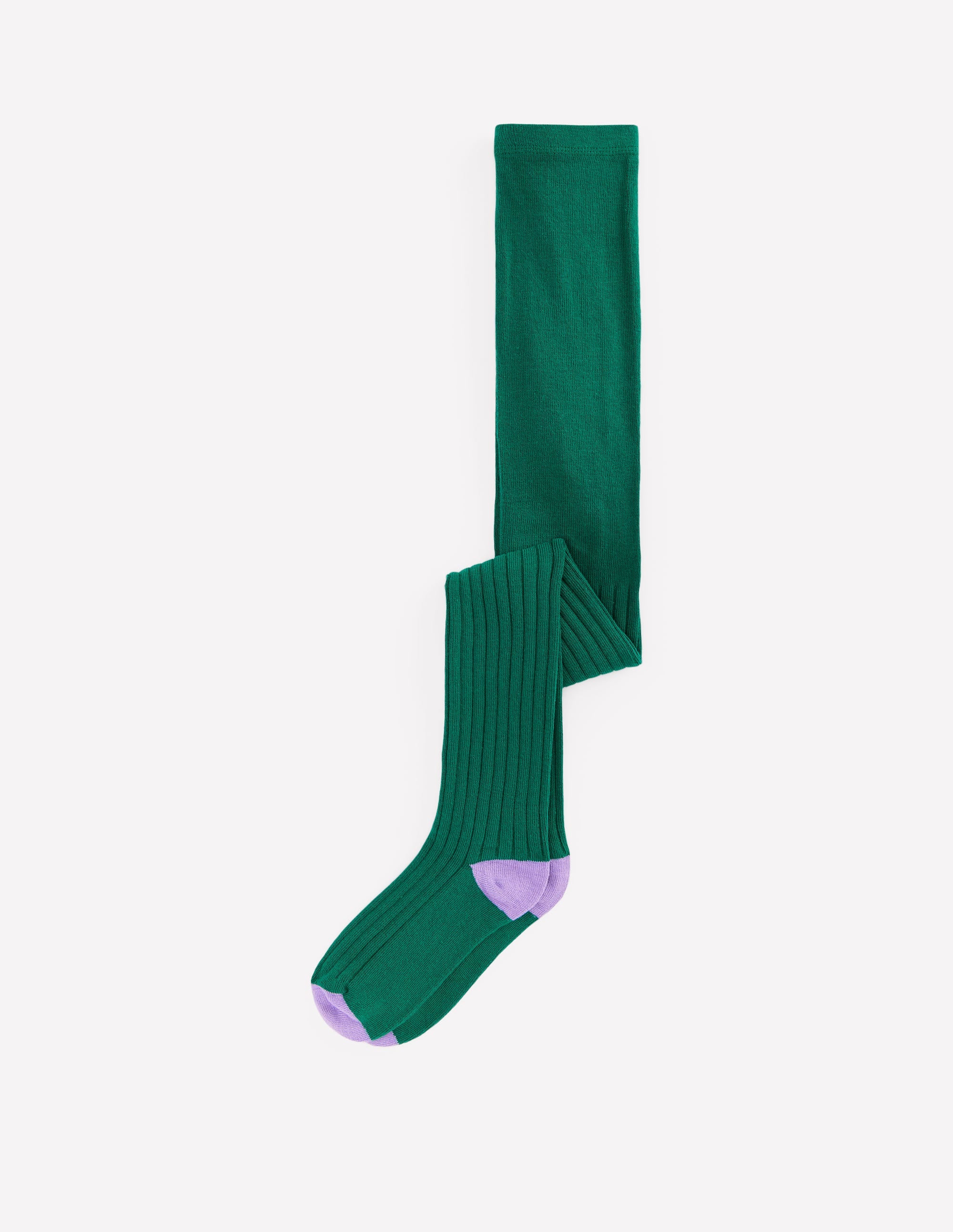 Strumpfhose aus Rippstrick-Alpengrün - Image 1