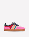 Niedrige Sneaker mit Blockfarben-Bunt